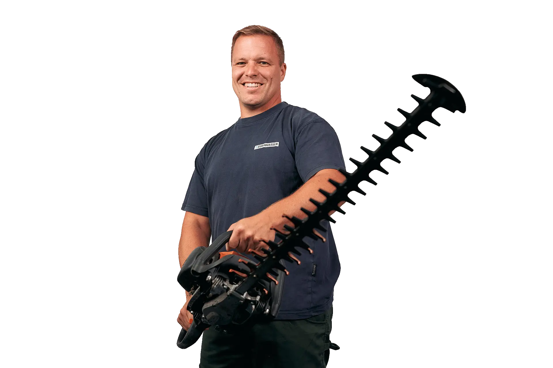 Maik Stahl, Mitarbeiter Bereich Grünpflege und stellvertretender Vorarbeiter bei EURAWASSER